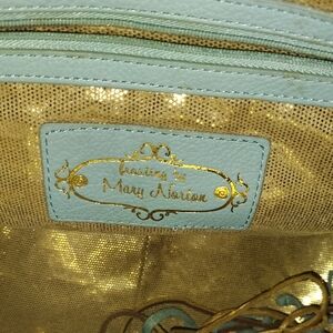 Blue and Gold Women's Bag